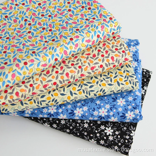 80 Benang Count Cotton Floral Printed Liberty Fabric